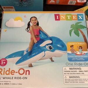 Intex Blue Whale Ride-On for Kids